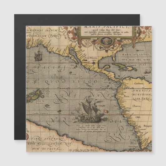 Antique vieille carte inspirée (14) étiquette de b (Devant / Derrière)