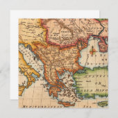 Antique vieille carte inspirée (2) (Devant / Derrière)