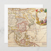 Antique vieille carte inspirée (6) (Devant / Derrière)