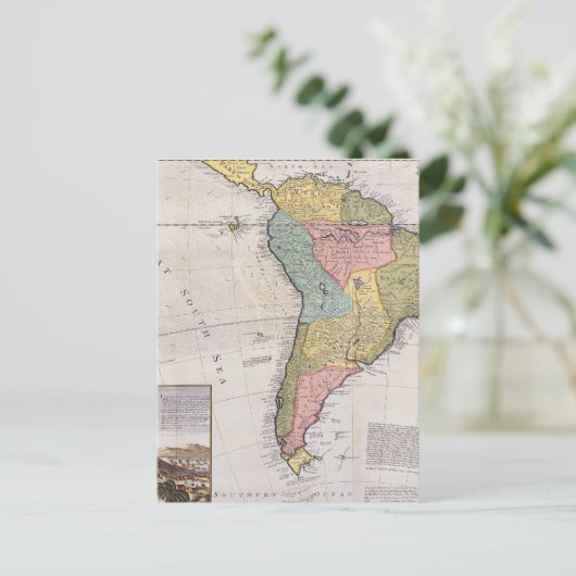 Antique vieille carte inspirée (8) (Debout devant)