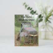 Antique Voiture 611 Carte Postale À Vendre (Debout devant)