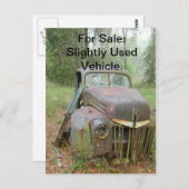 Antique Voiture 611 Carte Postale À Vendre (Devant / Derrière)