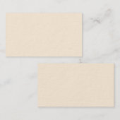 Antique White Carte de visite Premium (Devant / Derrière)