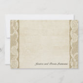 Antique White dentelle Pays Merci (Dos)