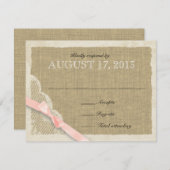 Antique White Lace Pays Réponse Blush (Devant / Derrière)