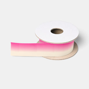 Antique Wit en Winterhemel Roze Verlopen Kleuren Lint