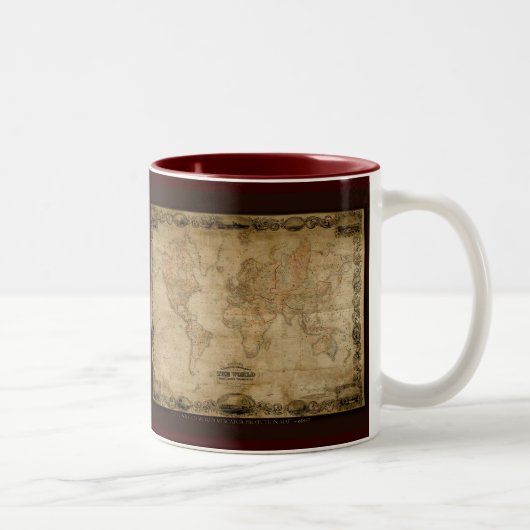 Antique World Map Mug Series (Droit)