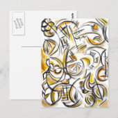 Antiquing - Abstract Art Briefkaart (Voorkant / Achterkant)