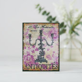 Antiquités ~ Carte postale (Debout devant)