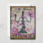 Antiquités ~ Carte postale (Devant / Derrière)