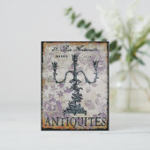 Antiquités ~ Carte postale (Debout devant)