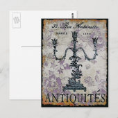 Antiquités ~ Carte postale (Devant / Derrière)