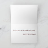 "Antiquités" Photo Carte Anniversaire (Intérieur)