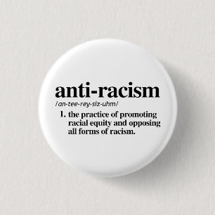 antiracisme ronde button 3,2 cm