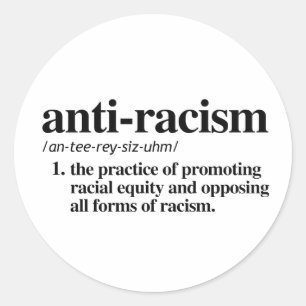 antiracisme ronde sticker