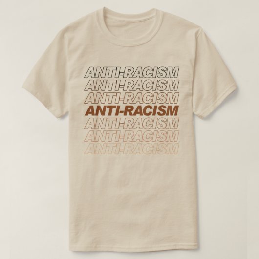 antiracismepatroon t-shirt (Design voorkant)