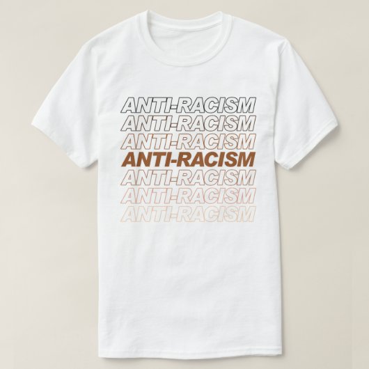 antiracismepatroon t-shirt (Design voorkant)