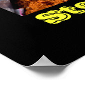 antiroken poster gele woorden (Hoek)