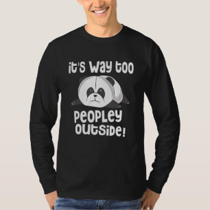 Antisociaal voor mannen, antisociale intropen t-shirt