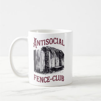 Antisocial Fence Club - Grappig Sarcastisch Ontwer Koffiemok