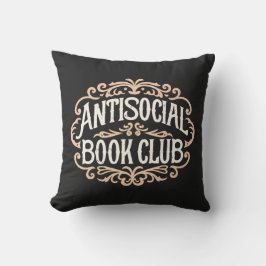 Antisociale boekenclub kussen