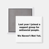 Antisociale groep magneet (Voorkant / Achterkant)