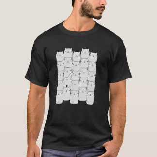 Antisociale Introvert Doe Wat Ik Wil Kat Kijk Naar T-shirt