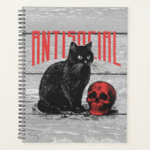 Antisociale kat en schedel planner (Voorkant)
