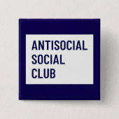 Antisociale Sociale Club Button (Voorkant)