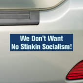 antisocialisme bumpersticker (Op auto)