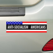 antisocialisme bumpersticker (Op auto)