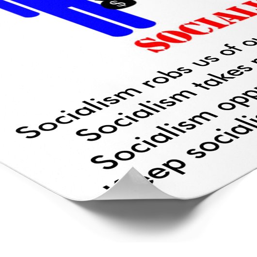 antisocialisme poster (Hoek)