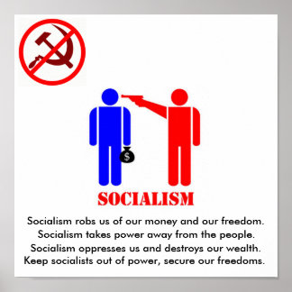 antisocialisme poster
