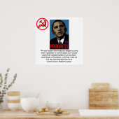 antisocialisme poster (Keuken)