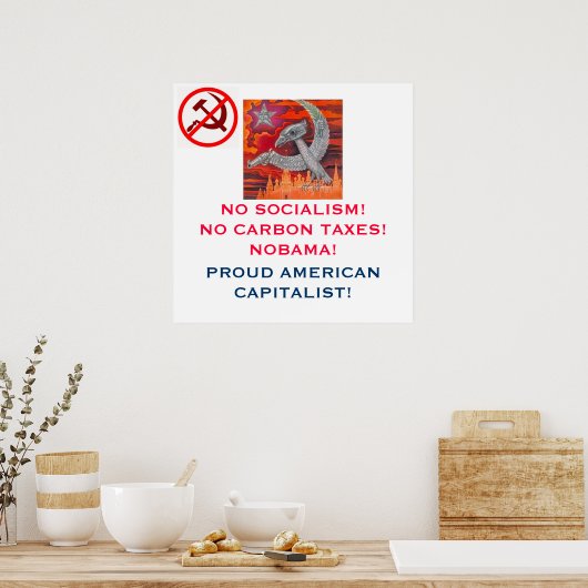 antisocialisme poster (Keuken)