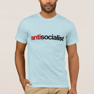 antisocialiste t-shirt