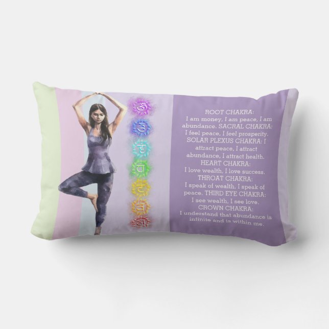 ANTISTRESS CALM CHAKRA VISUALIZATION relax Kussen (Achterkant)