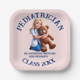 antistress pediatrician teddy bear kids university papieren bordje