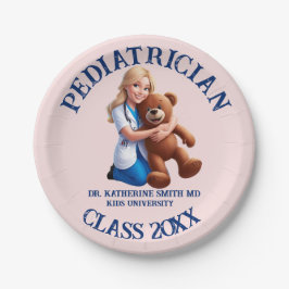 antistress pediatrician teddy bear kids university papieren bordje