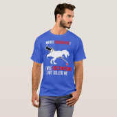 Antivax No Vaccine Funny Exvaxxer Antivaxxers T-shirt (Voorkant volledig)