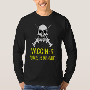 Antiverplicht vaccin- of vax-experiment t-shirt