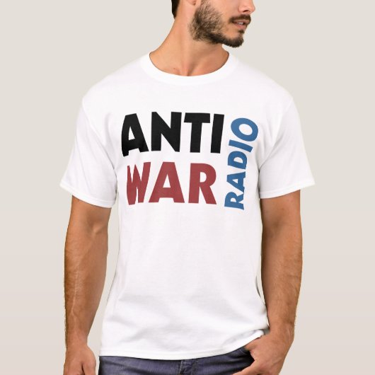 AntiWarRadioLogo T-Shirt (Voorkant)