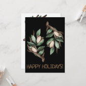 Antler avec carte postale à branche verte (Devant/Arrière en situation)