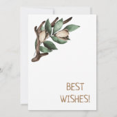 Antler avec carte postale à branche verte (Dos)