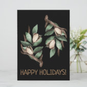 Antler avec carte postale à branche verte (Debout devant)