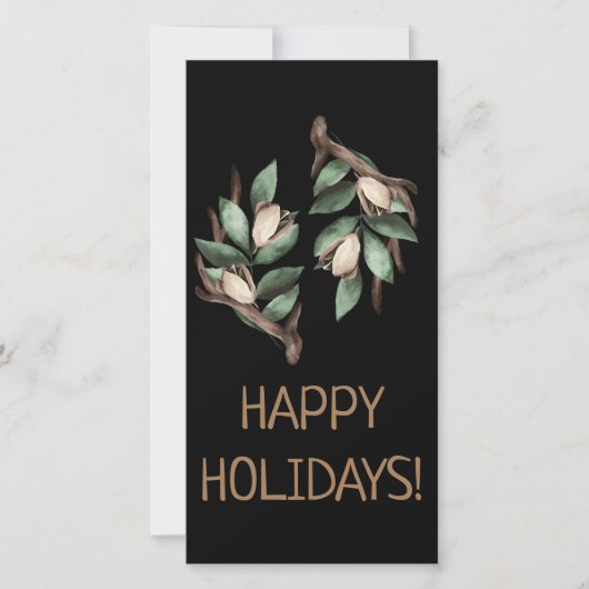 Antler avec carte postale à branche verte (Devant)