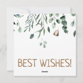 Antler avec carte postale à branche verte (Dos)