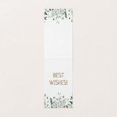 Antler avec carte postale à branche verte (Inside Unfolded)