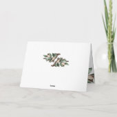 Antler avec carte postale à branche verte (Dos)