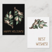 Antler avec carte postale à branche verte (Devant / Derrière)